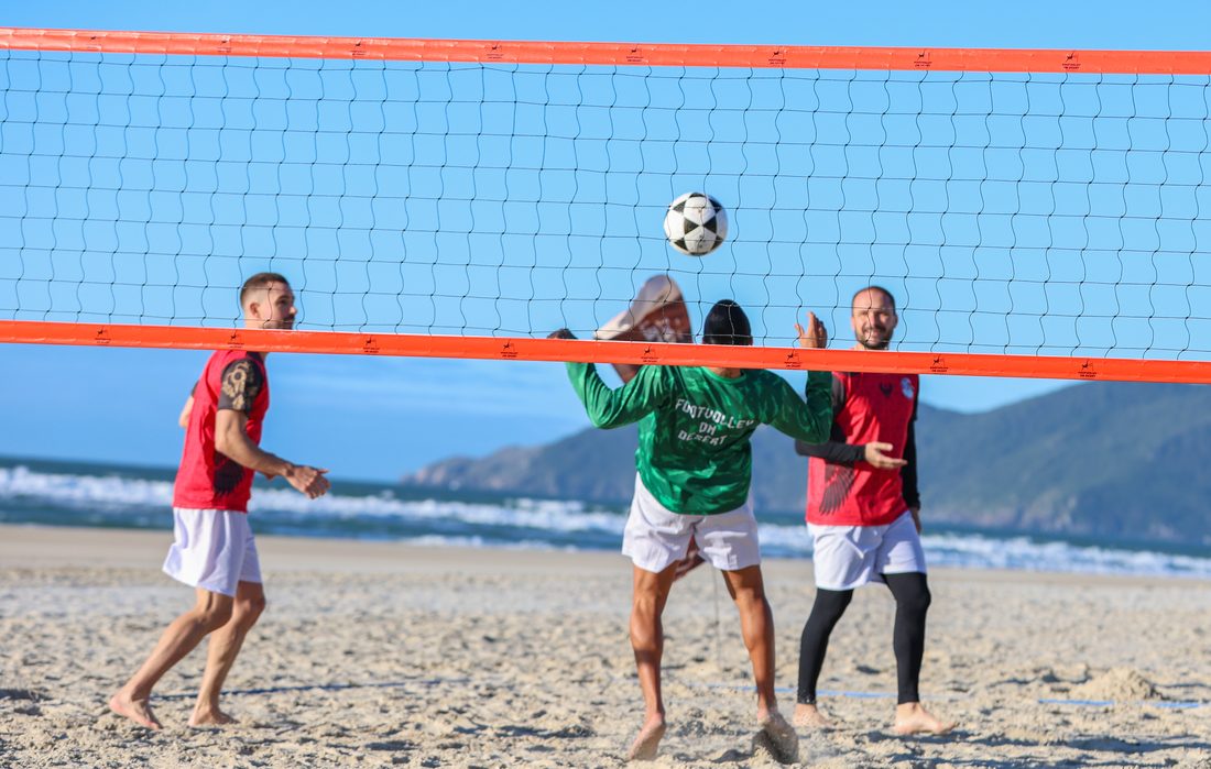 Footvolley on Desert