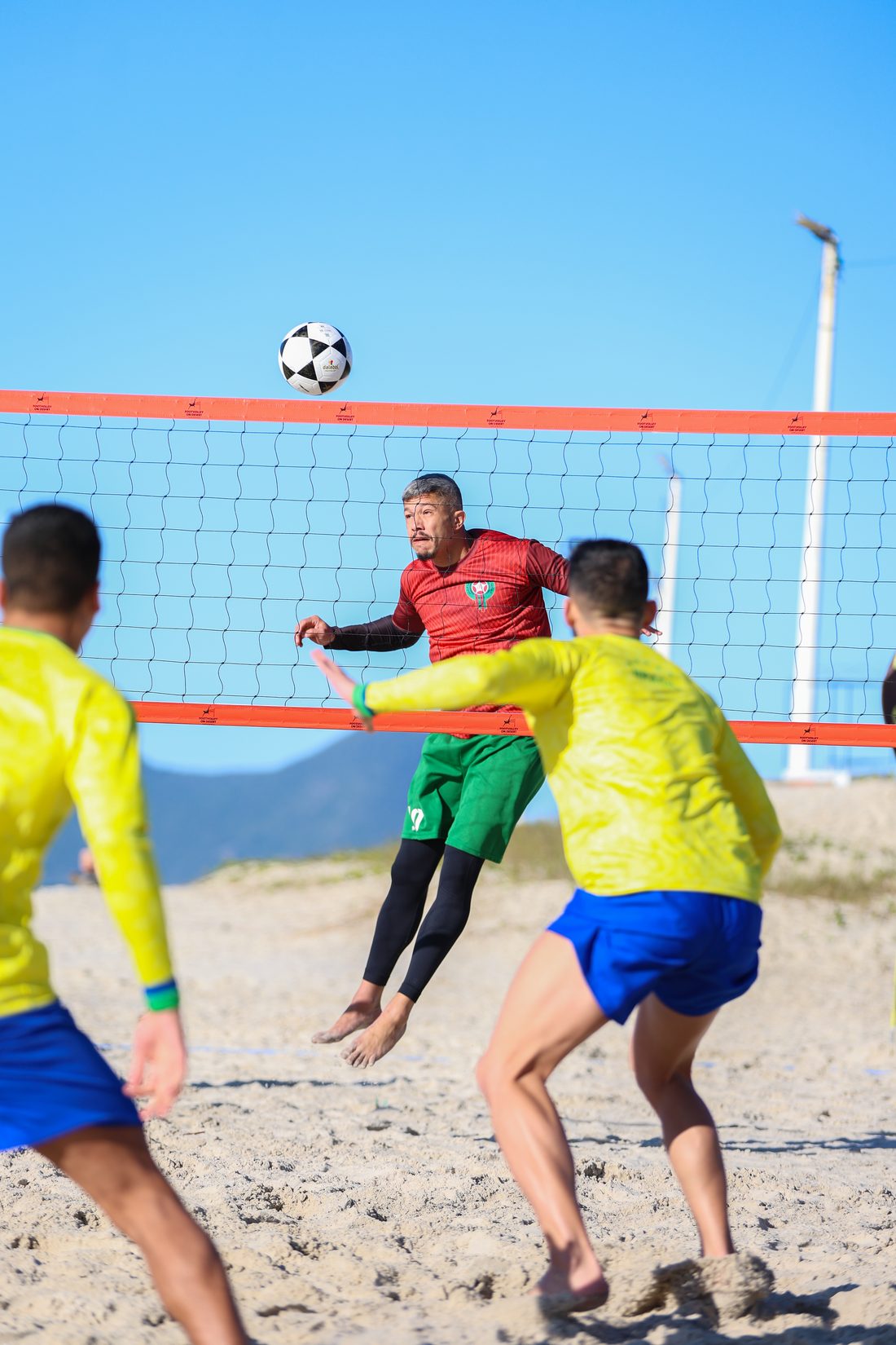 Footvolley on Desert