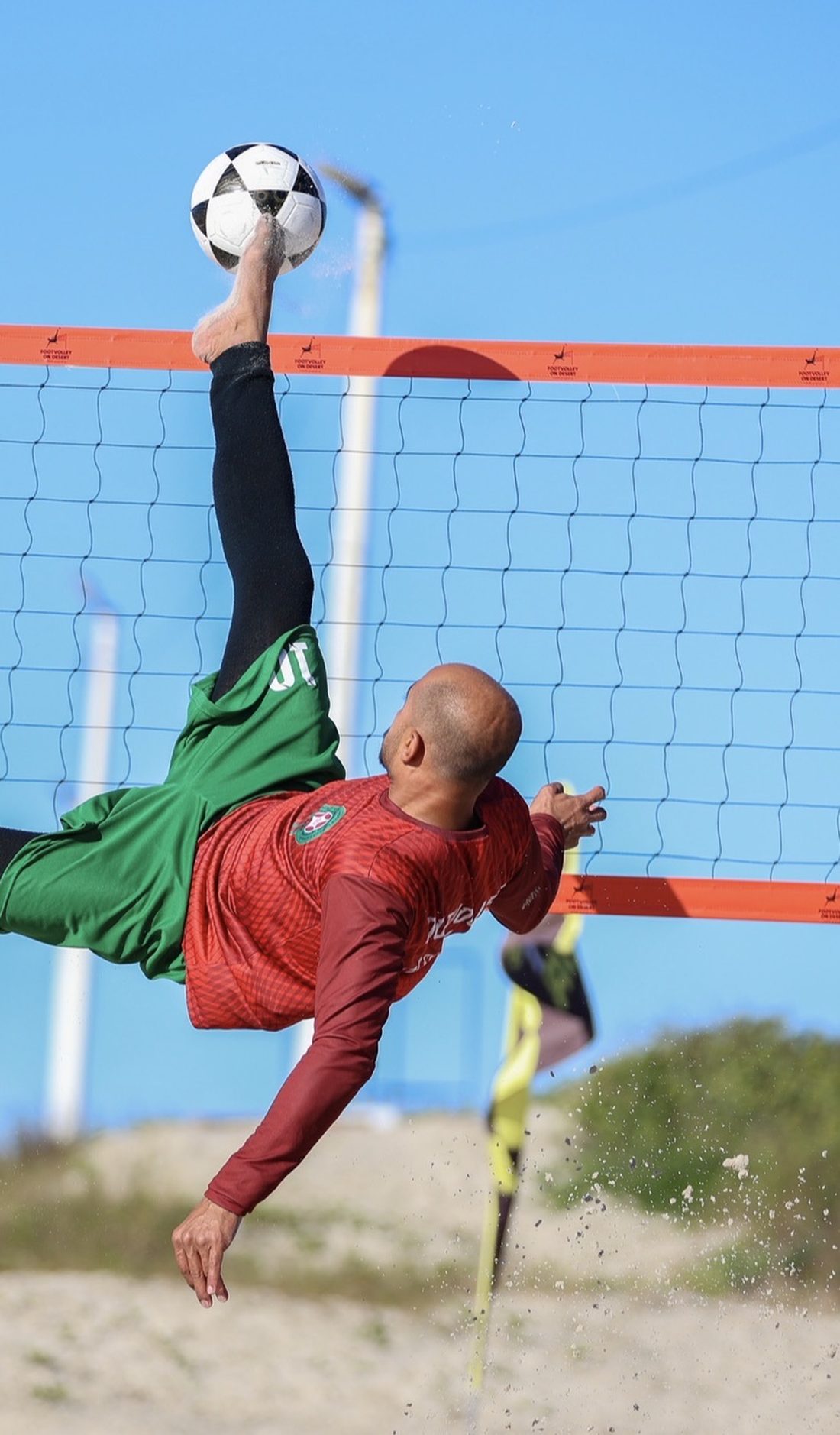 Footvolley on Desert