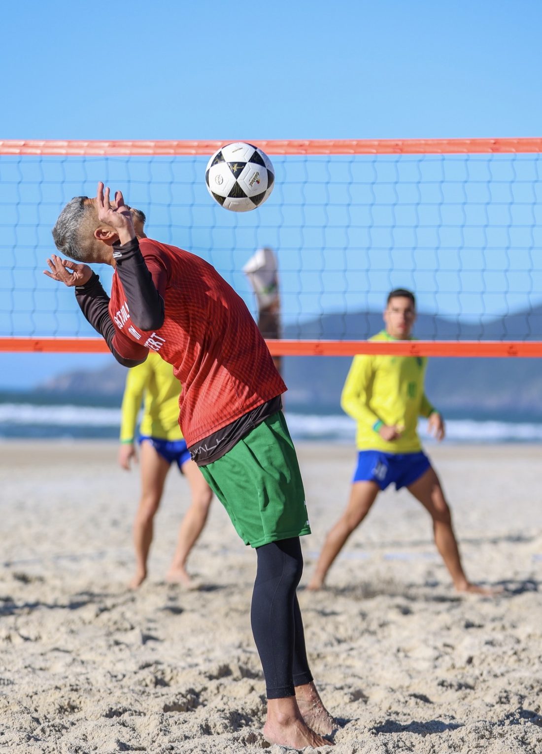 Footvolley on Desert