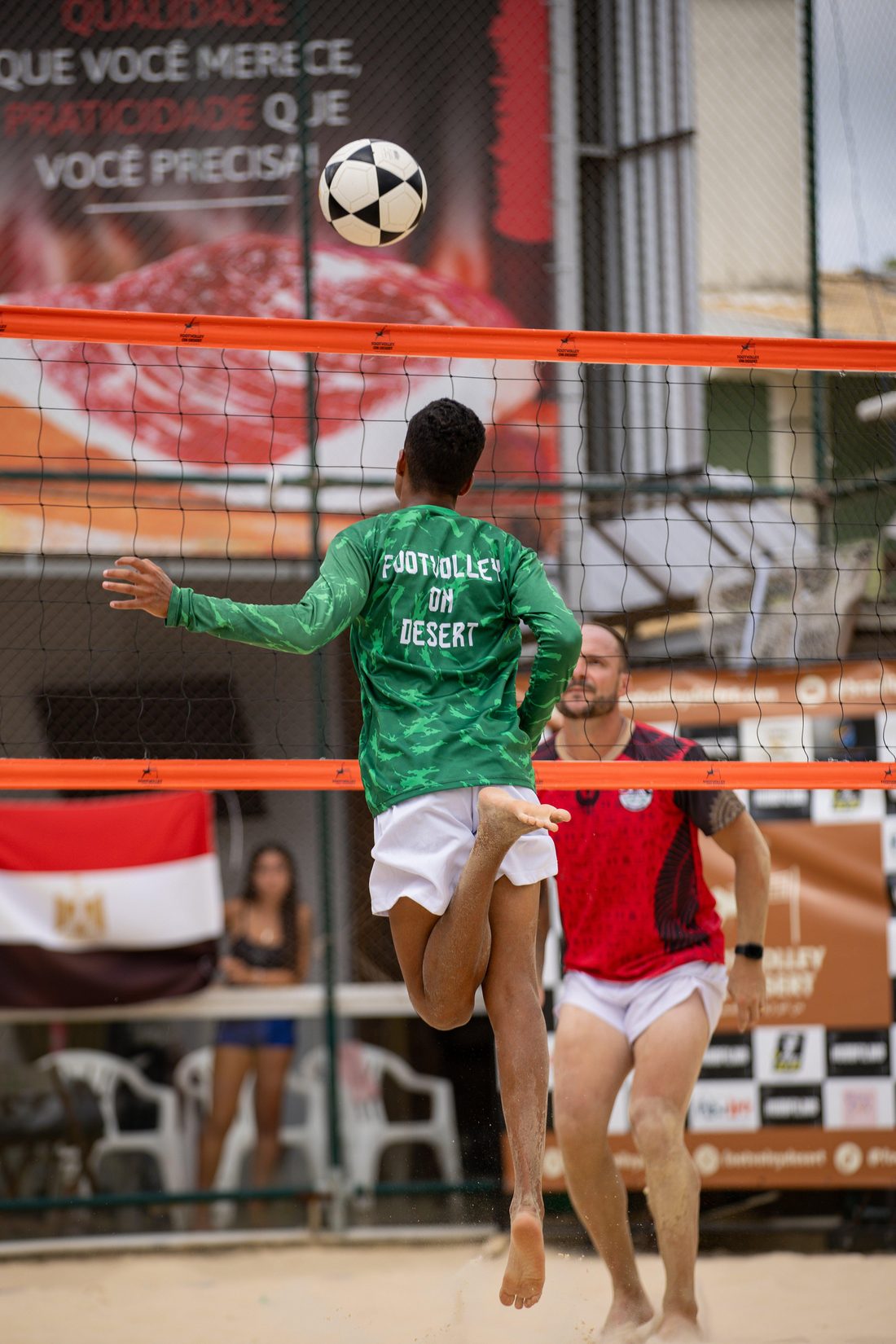 Footvolley on Desert