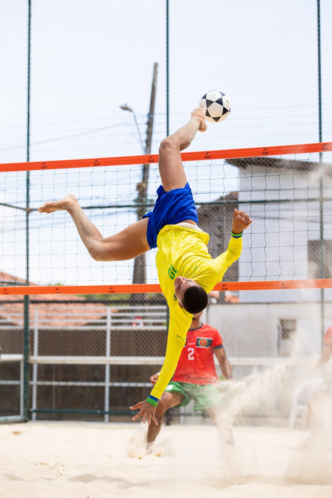 Footvolley on Desert