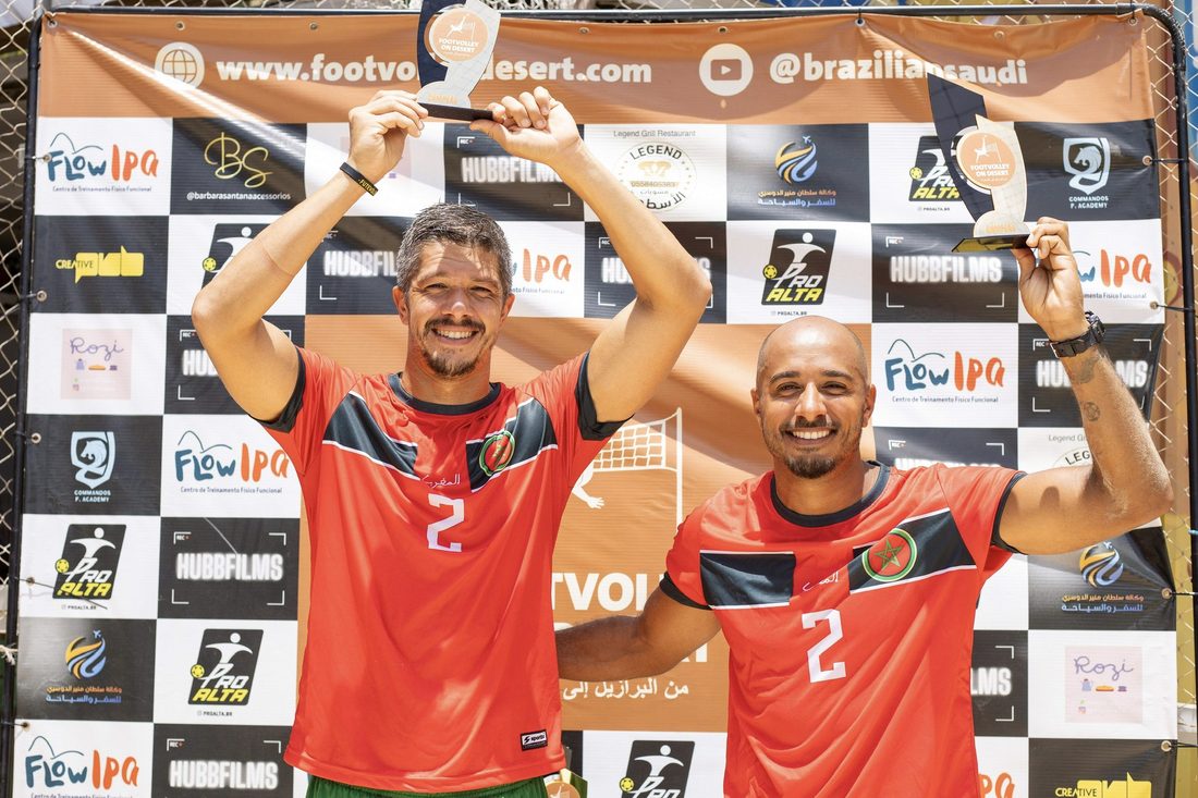 Footvolley on Desert