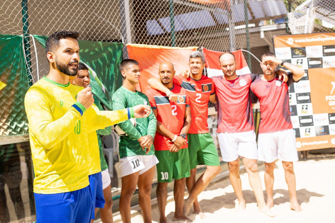 Footvolley on Desert