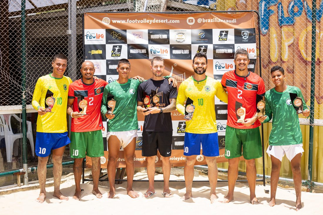 Footvolley on Desert