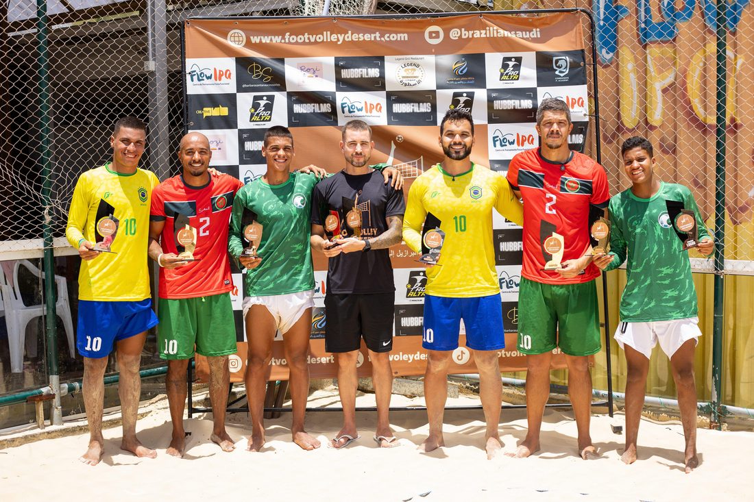 Footvolley on Desert