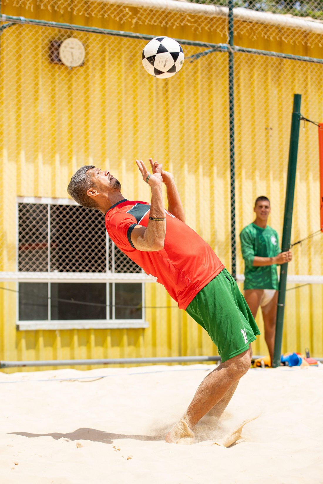 Footvolley on Desert